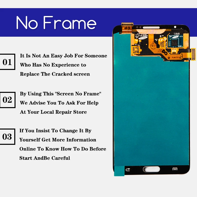 Original Super AMOLED Note3 N9005 LCD for Samsung Galaxy Note 3 Display With Touch Screen Digitizer Assembly Repair Parts | Мобильные