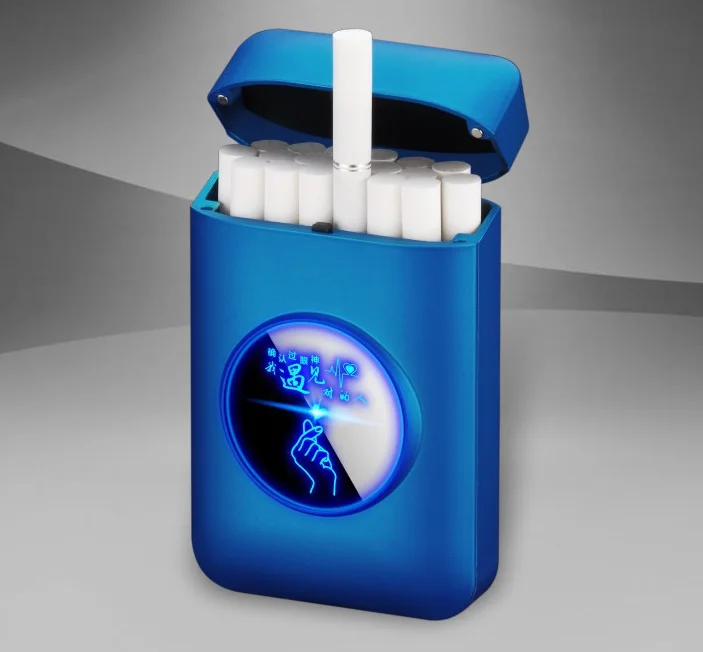 

100 шт. зажигалка с зарядкой от USB, чехол для прикуривателя, креативный Графический светодиодный дисплей, USB зарядка, ветрозащитная беспламенная электронная зажигалка