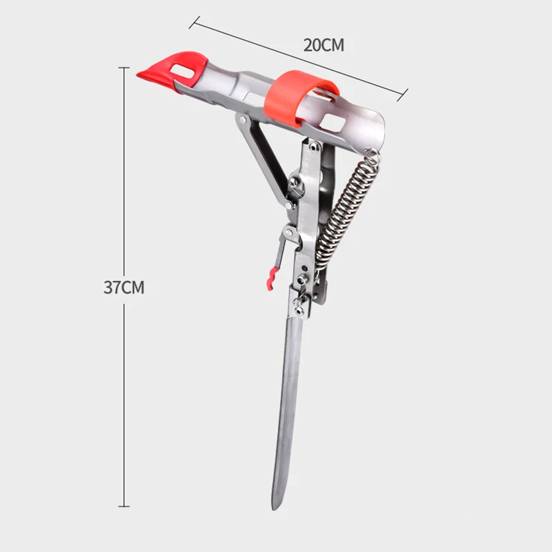 

Automatic Spring Fishing Pole Tackle Bracket Anti-Rust Steel Fishing Bracket Rod Holder Fish Tackle Adjustable Fish Pole Bracket