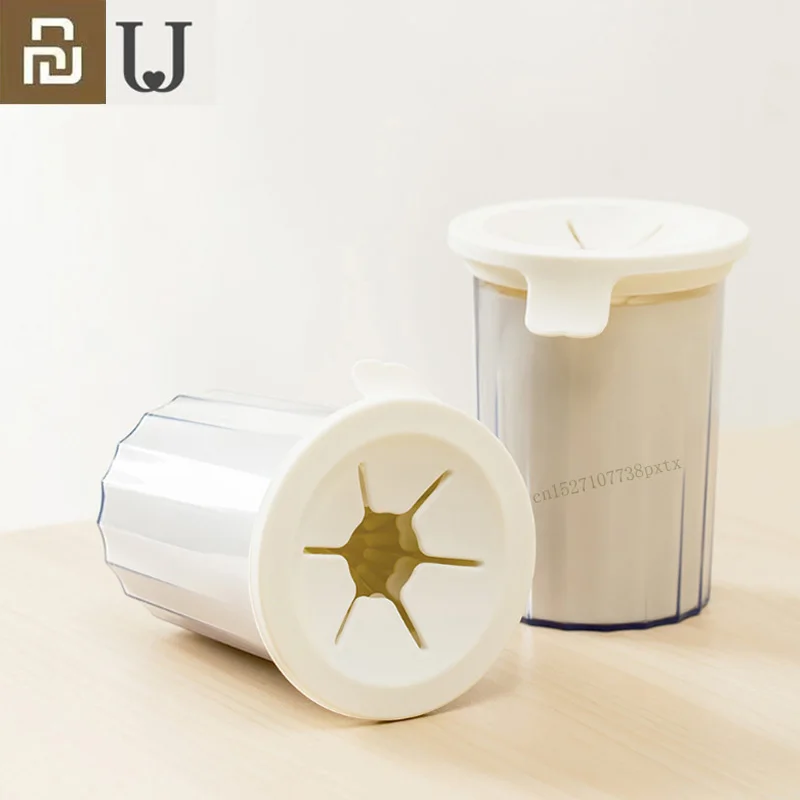 Портативная чашка Youpin для кошек и собак чистки ног инструмент мягкая пластиковая