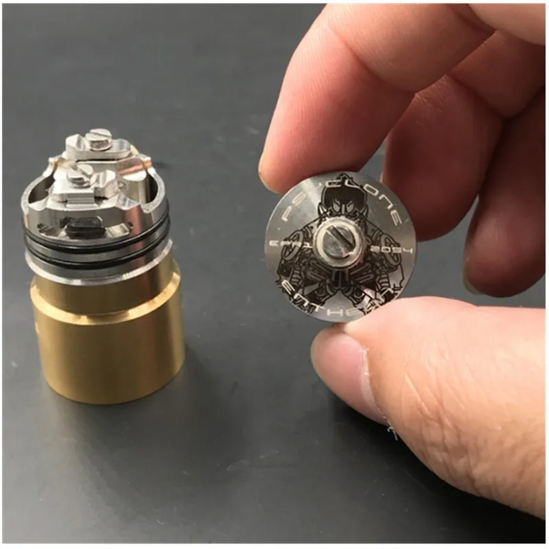 

Entheon RDA Atomizer Hadaly 3.0 Hadaly V3 Side Airflow Control 24mm PEEK Insulators 4 Colors Fit 510 Vape Mods Vaporizer