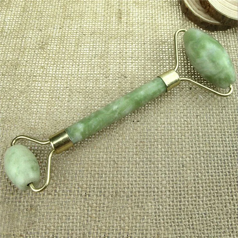 1 шт. Нефритовый ролик для массажа лица против морщин|Массажный из ЭВА| |