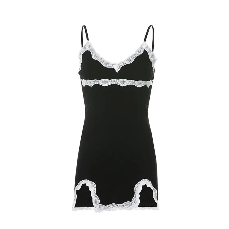 

Sexy Spice Girl lace suspender dress with European and American style