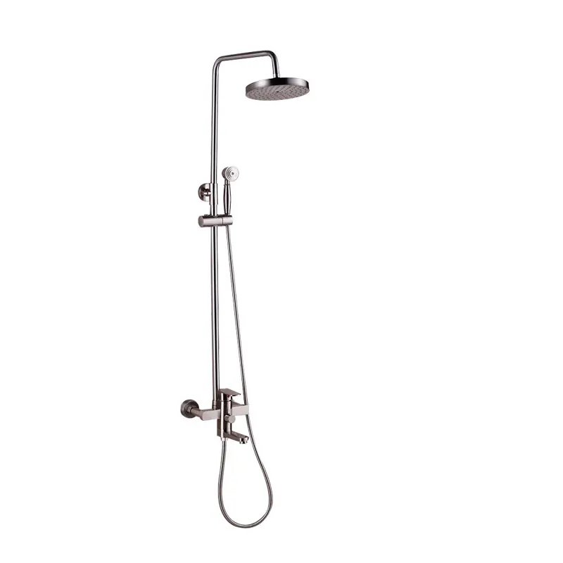 brushed nickel D RU распродажа, кухонный кран для раковины, смеситель для горячей и холодной воды или душевой набор, много цветов, античная латунь, Хромированный Цвет - Цвет: brushed nickel D