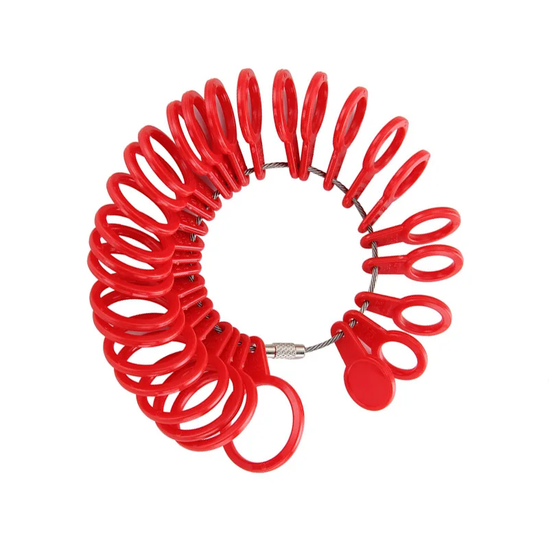 

Finger Ring Sizer Gauge Stick Plastic Standard US Measuring Sizes Jewelry Tools Equipment SWD889