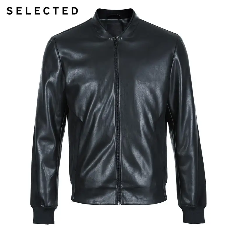 Отборная мужская куртка из искусственной кожи Мужская Весенняя верхняя одежда с