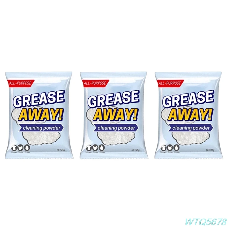 

3 pcsAll назначения чистящий порошок многоцелевой для удаления очистки моющие средства