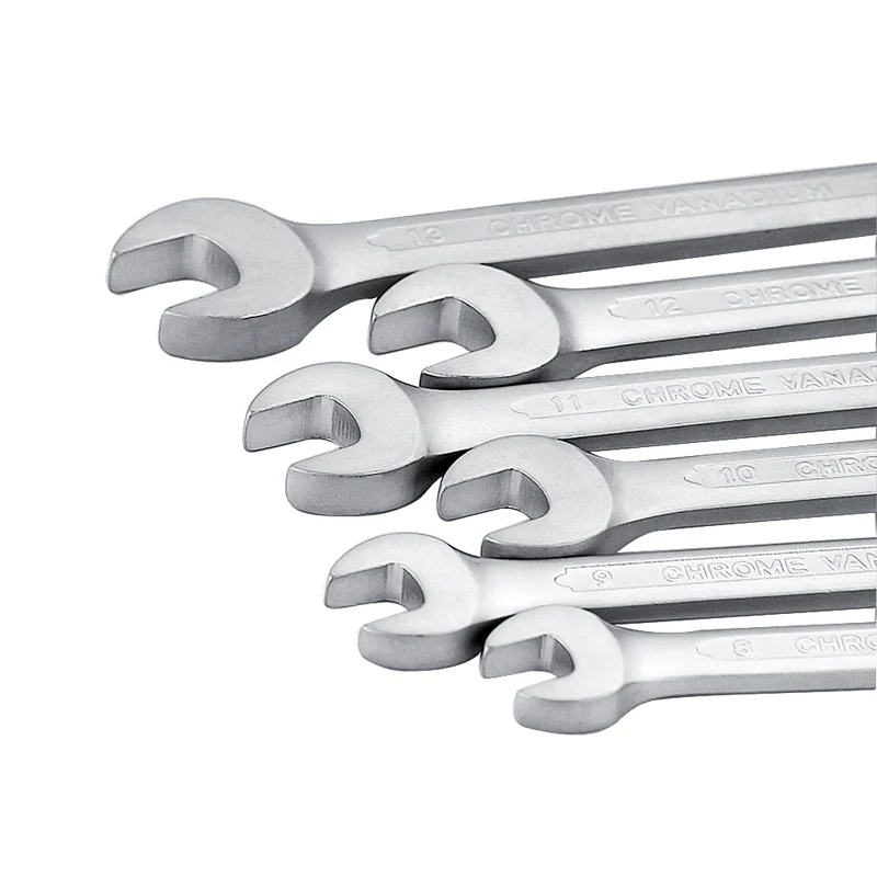 

7pcs 8-19mm Flexible Head Ratchet Wrench Set Quick Reversible Ratchet Spanner CR-V Combination Car Wrenches Auto Repair Tools