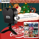 Голографический проекционный дисплей на Хэллоуин, лазерная сценическая лампа, рождественские прожекторы, проектор, лампа, Хэллоуин