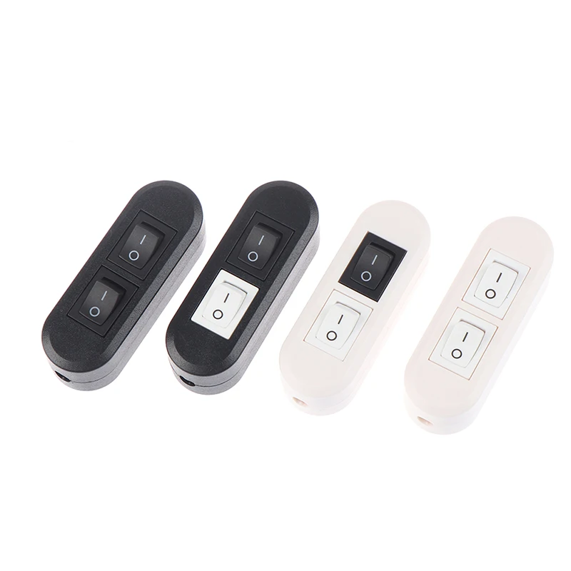 

1pcs Double Double Control Table Lamp Floor Lamp Mother Lamp Online Switch Two-button Dual Control Switch