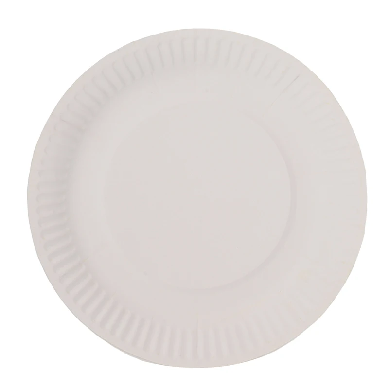 10 шт./упак. Семья вечерние Бумага тарелка круглыми пластинами принадлежности