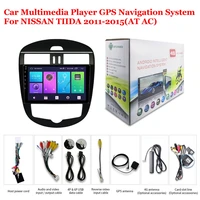 for nissan tiida at ac 2011 2015 accessories car android multimedia player radio 9inch ips screen stereo gps navigation system