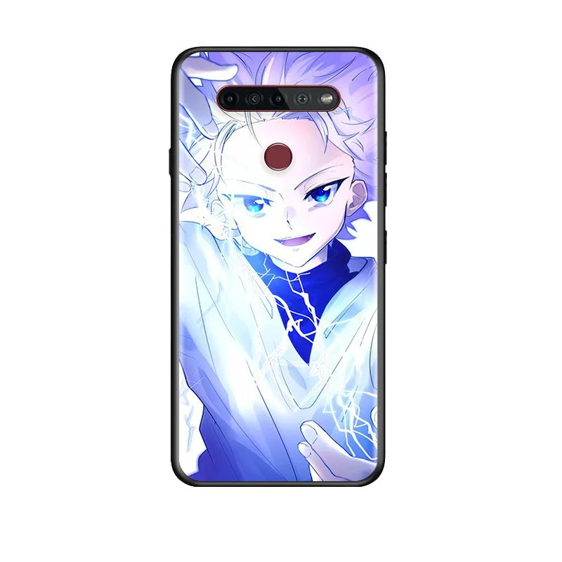 

Hunter X Hunter killua For LG G8 V30 V35 V40 V50 V60 Q60 K40S K50S K41S K51S K61 K71 K22 ThinQ 5G TPU Silicone Black Phone Case
