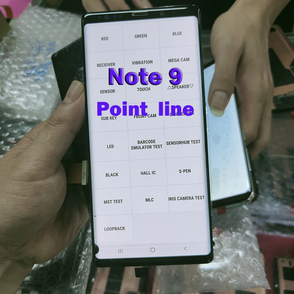 6.4 inch Original With Defect Point Line Burn For Samsung Galaxy Note 9 LCD N960D N960F Display Touch Screen Digitizer Assembly - купить по