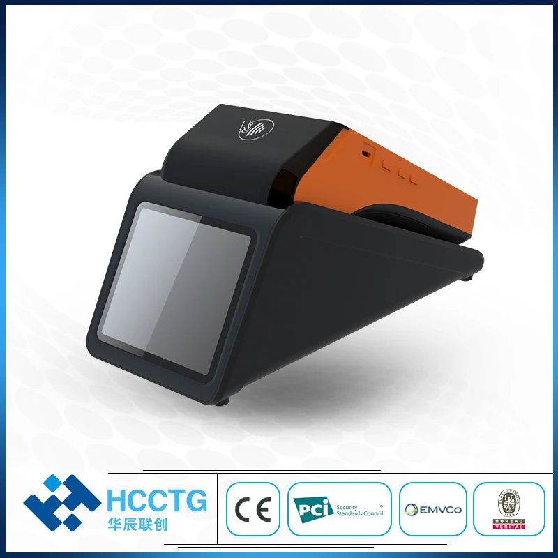 Мобильный 4G Android emv PCI Paypass сертифицированный платежный POS терминал с 58 мм