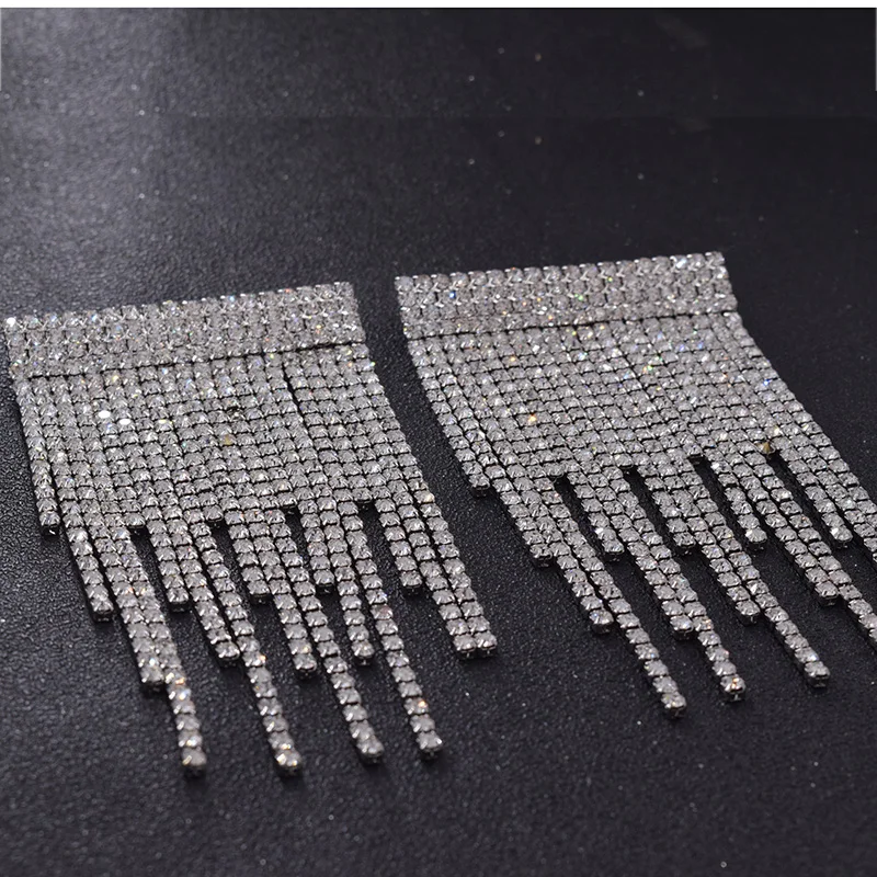 2 шт./лот хрустальные вставки отделка стразами аппликации для украшения