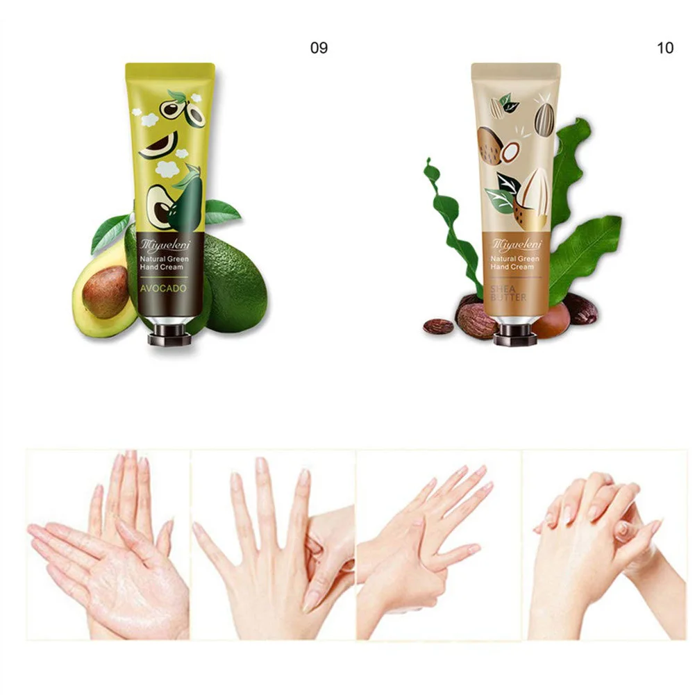 

10pcs Plant Fragrance Hand Cream Moisturizing Hand Care for Women Men Winter Travel KG66