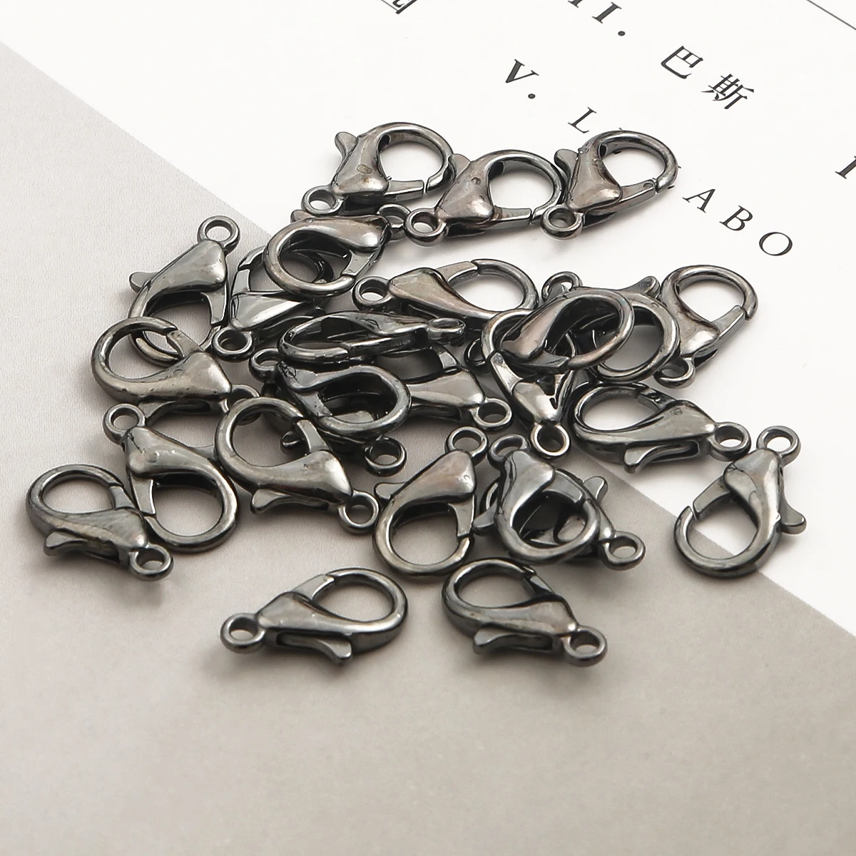 Застежки-карабины из сплава для ювелирных изделий сделай сам застежки под золото