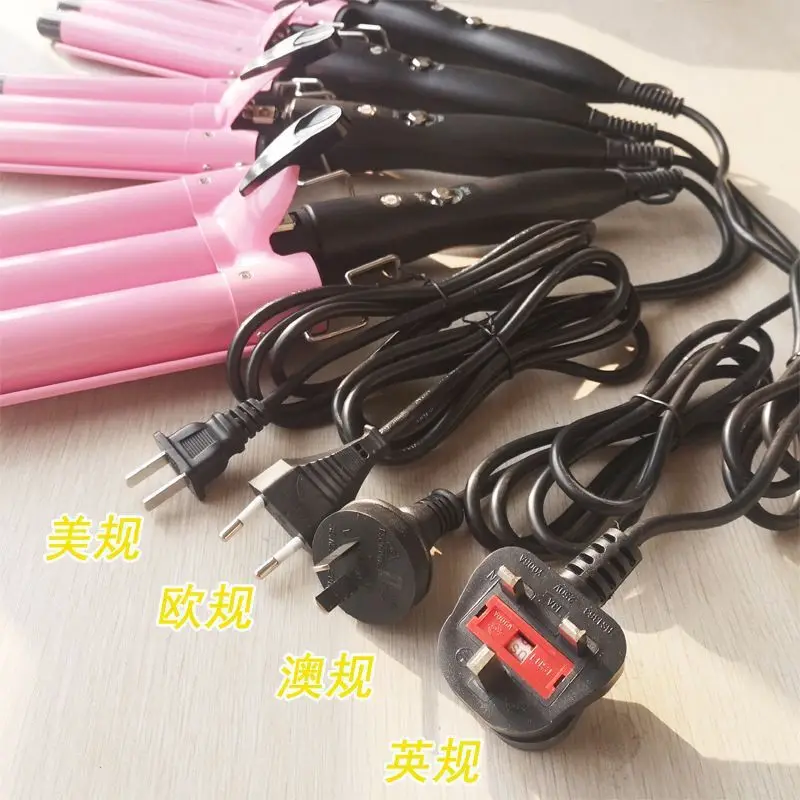 Egg Curling Iron Bubble Head Triple Barrel Water Ripple Small Curl Large Clipboard With LED Temperature Display | Дом и сад