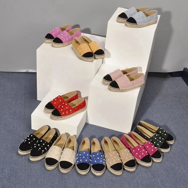 Роскошные женские лоферы на плоской платформе элегантные эспадрильи из