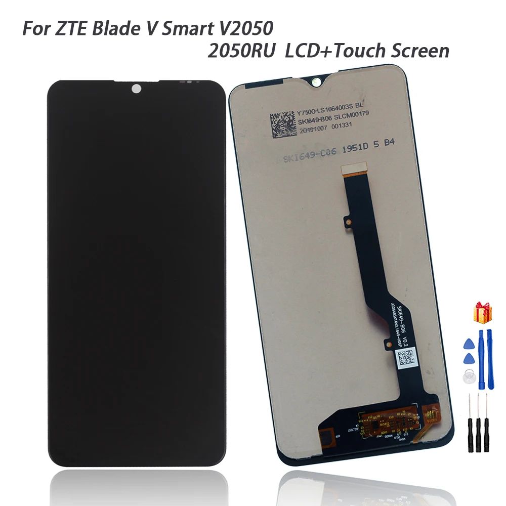 

Original LCD For ZTE Blade V Smart V2050 2050RU Display Touch Screen Digitizer Assembly For ZTE BLADE V Smart LCD Phone Parts