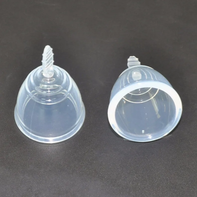 Производство медицинских силиконовых чашек менструальные чаши с открытой шеей