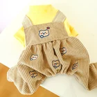 Комбинезон для маленьких собак, Осень-зима щенок, домашнее животное, кот