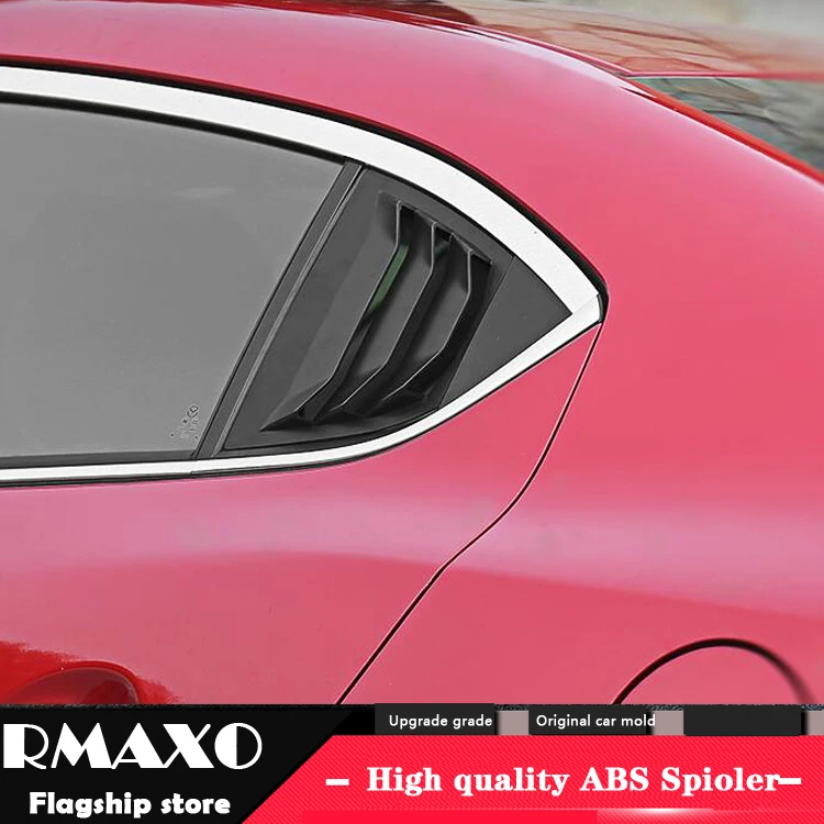 Для Mazda3 Axela 2014-2017 седан ABS затемнения для задних дверей окна жалюзи рама оконный