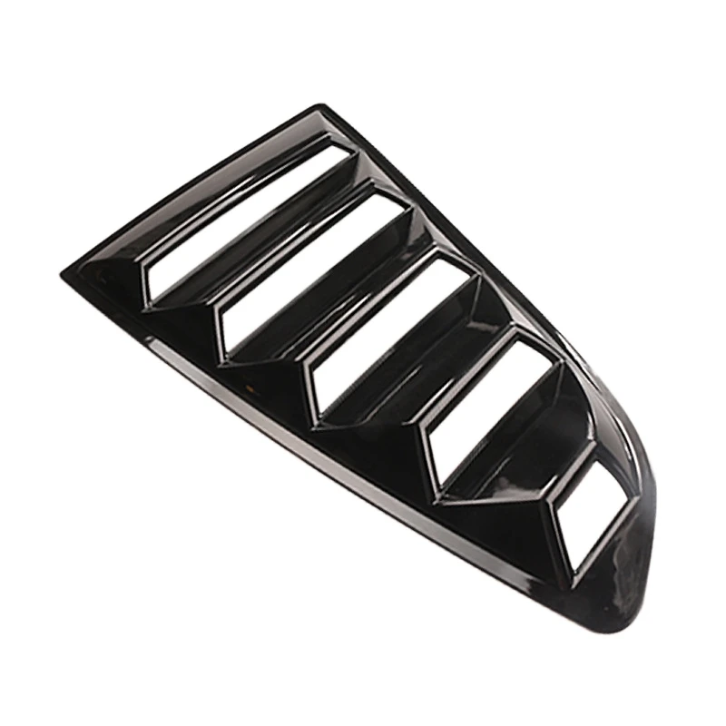 

Rear Quarter Window Louvers Scoops Spoiler Car Side Window Scoop Cover for Ford Mustang 2015-2017