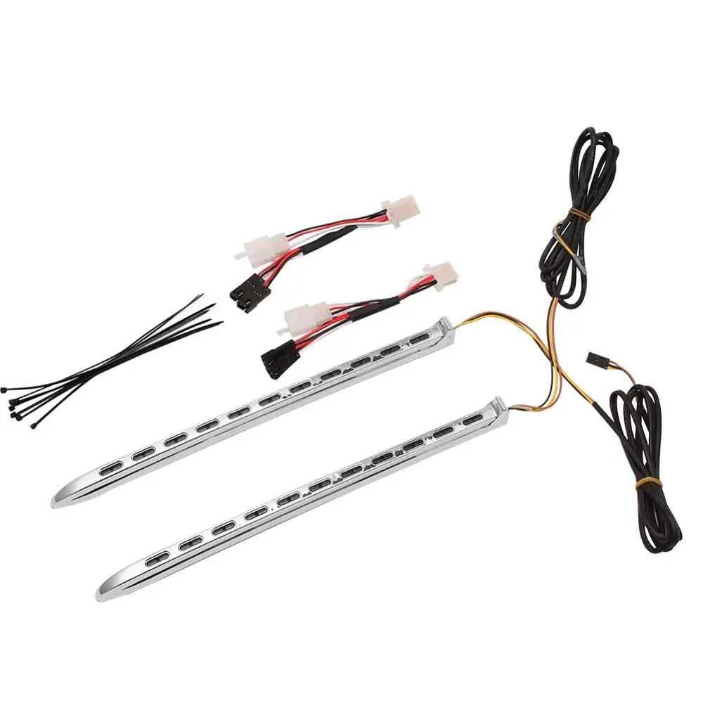 

1 Pair Motorcycle LED Running Fairing Light Cafe Racer For Honda Goldwing GL1800 2001-2010