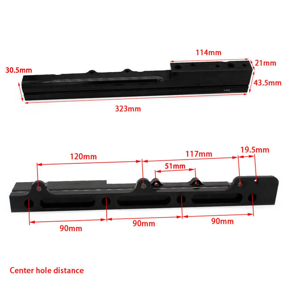 Алюминиевый топливный регулятор давления рельсовый комплект Подходит для Honda