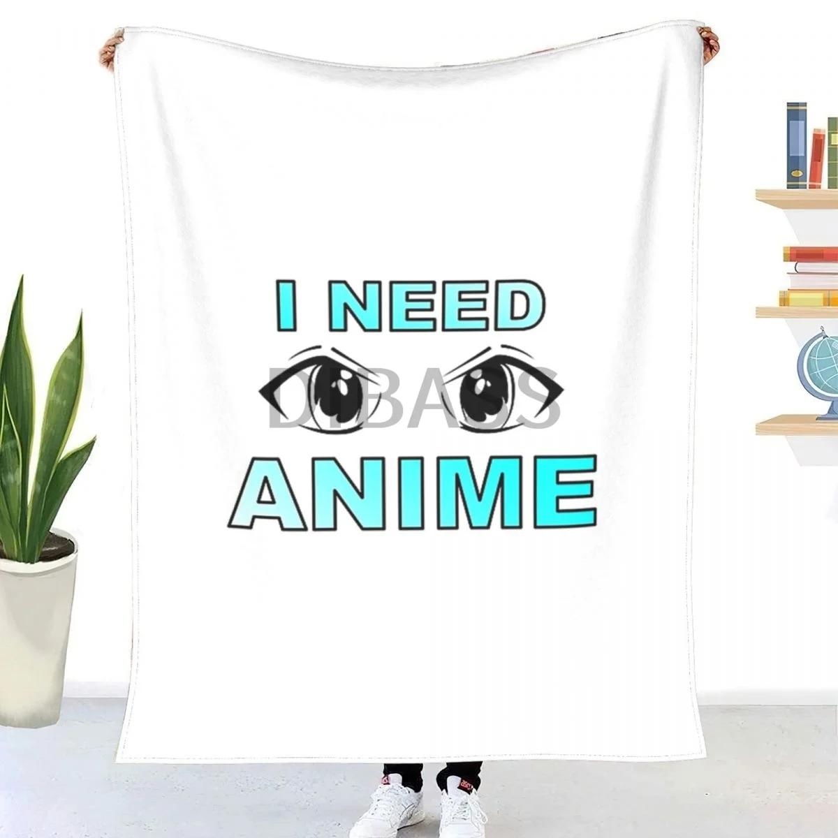 

If You Just Need Anime. Throw Blanket 3D Printed Flannel Throw Blankets