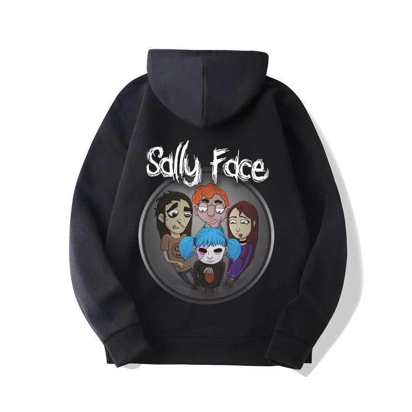 

Sally face print regular hoodie funny hoodie fashion casual Tees for girls boys sweatshirts