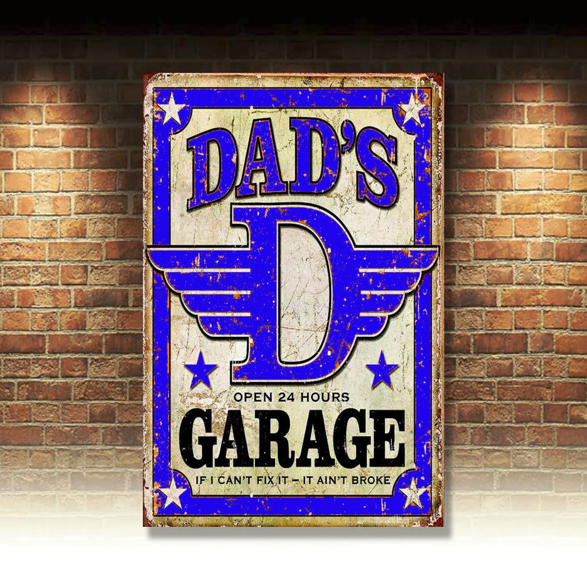 

Папин гараж, ретро металлический знак винтаж/мужская пещера/гараж