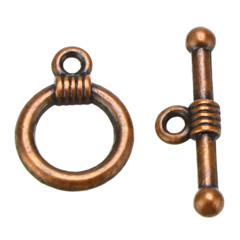 20 шт./компл. и принтом в виде сердечек застежка браслета замочек цвета: золотистый