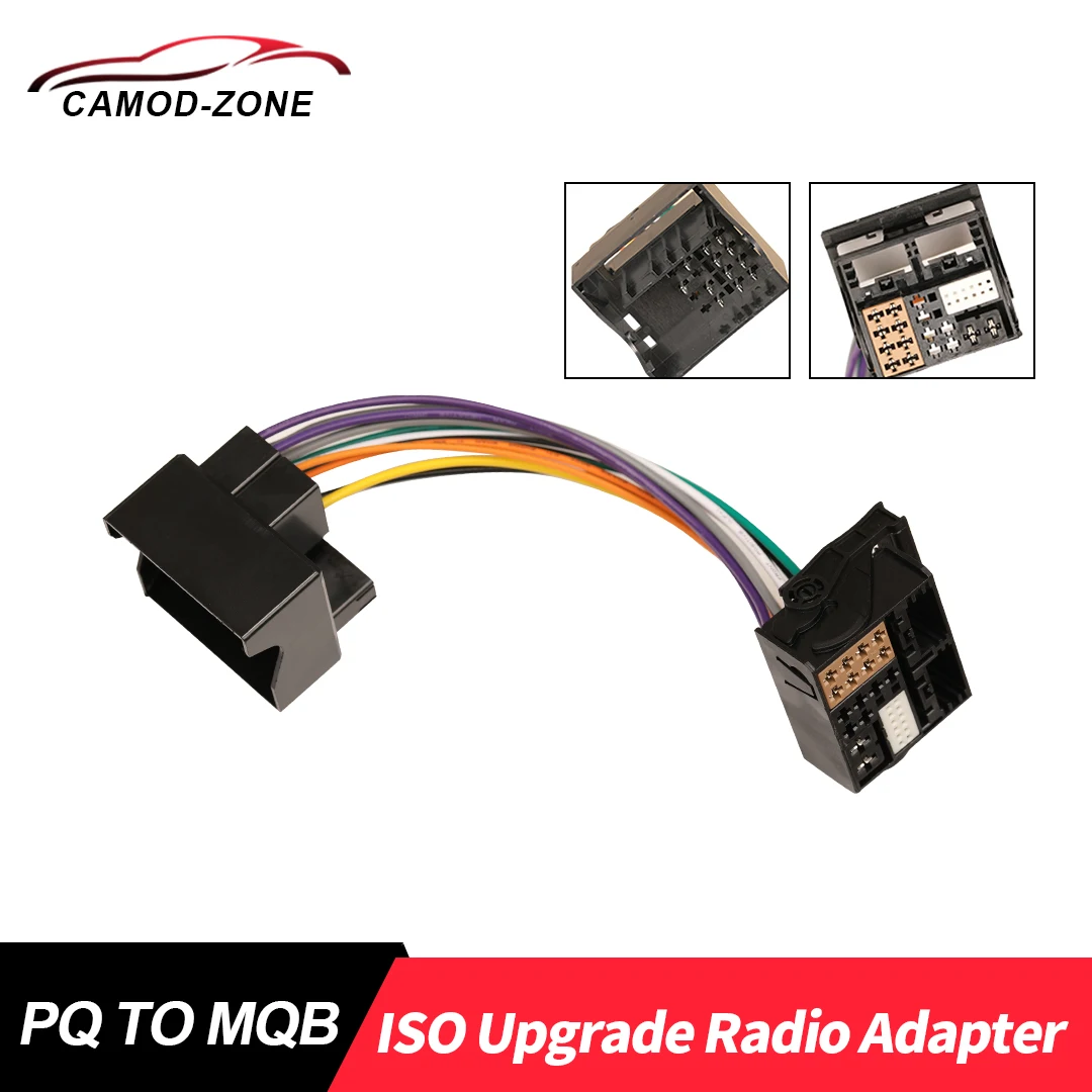 PQ к MQB ISO обновленный радиоадаптер для VW 2003 установка RCD330 RCD330G plus MIB | Автомобили и
