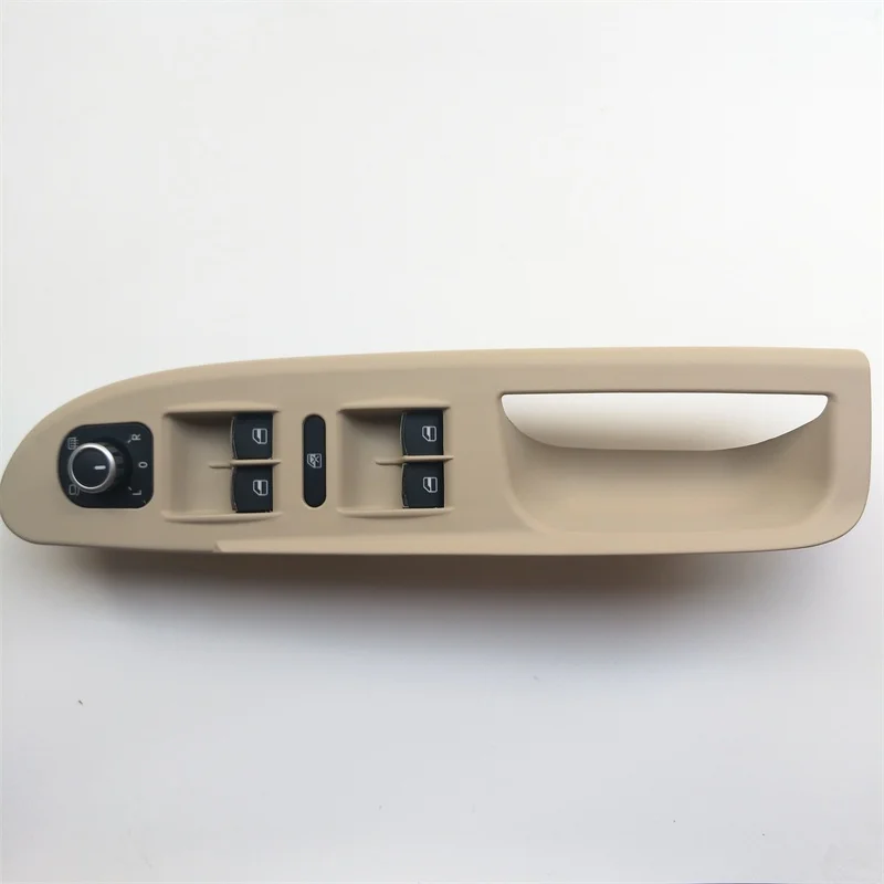 Light beige set Мастер Окна зеркало переключатель панель отделка рамка Крышка+ переключатели 3C1867171 для Volkswagen VW Passat B6 2006-2010 - Цвет: Light beige set