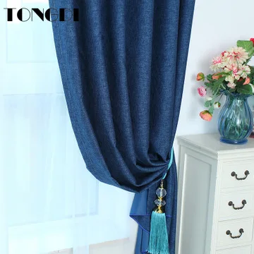 TONGDI современные затемняющие занавески мягкие затемненные элегантные однотонные