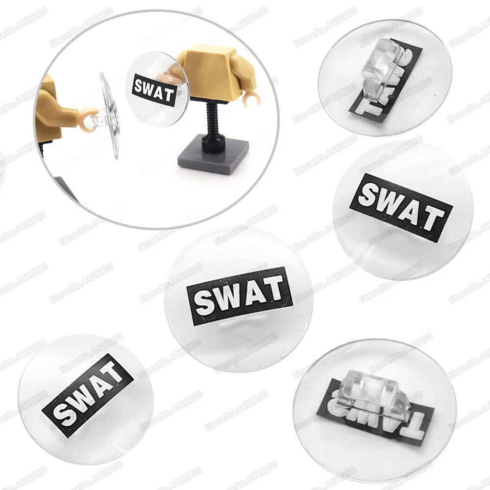 Военный прозрачный Пуленепробиваемый щит строительные блоки модель Moc Force