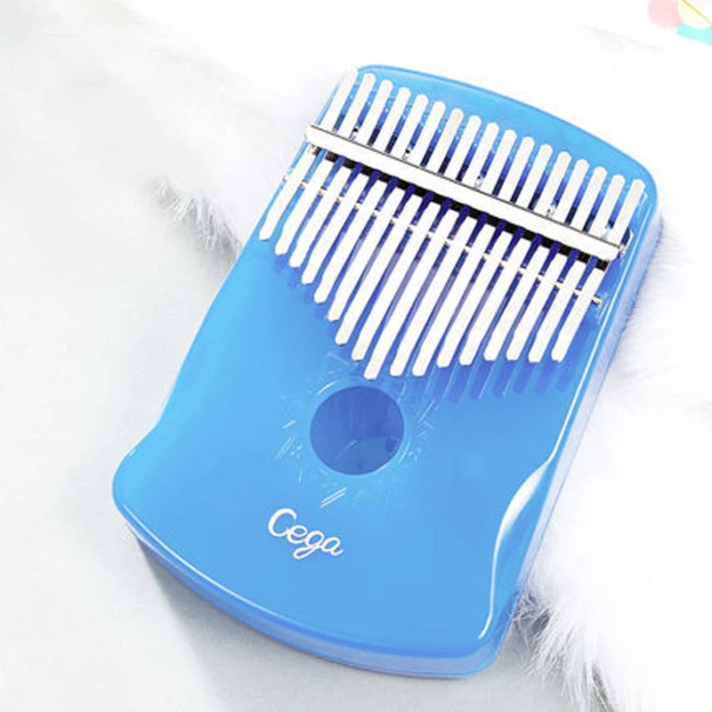 Калимба 17 ключ кристально прозрачный палец пианино для начинающих музыкальный