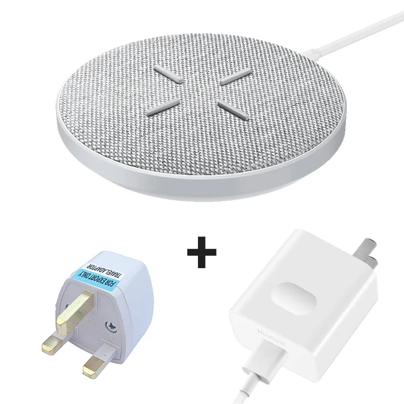 27W add UK Adapter Оригинальное Беспроводное зарядное устройство HUAWEI SuperCharge 27W Max для мобильного телефона mate 30 Qi(5-10 W) Множественная безопасная защита - Тип штекера: 27W add UK Adapter