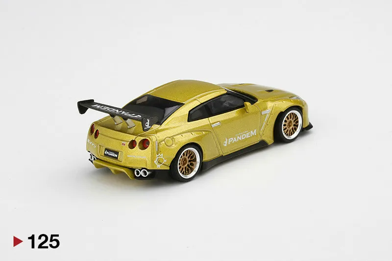 1: 64 Новая модель автомобиля из сплава ракетка кролик PANDEM Skyline R35 задний план