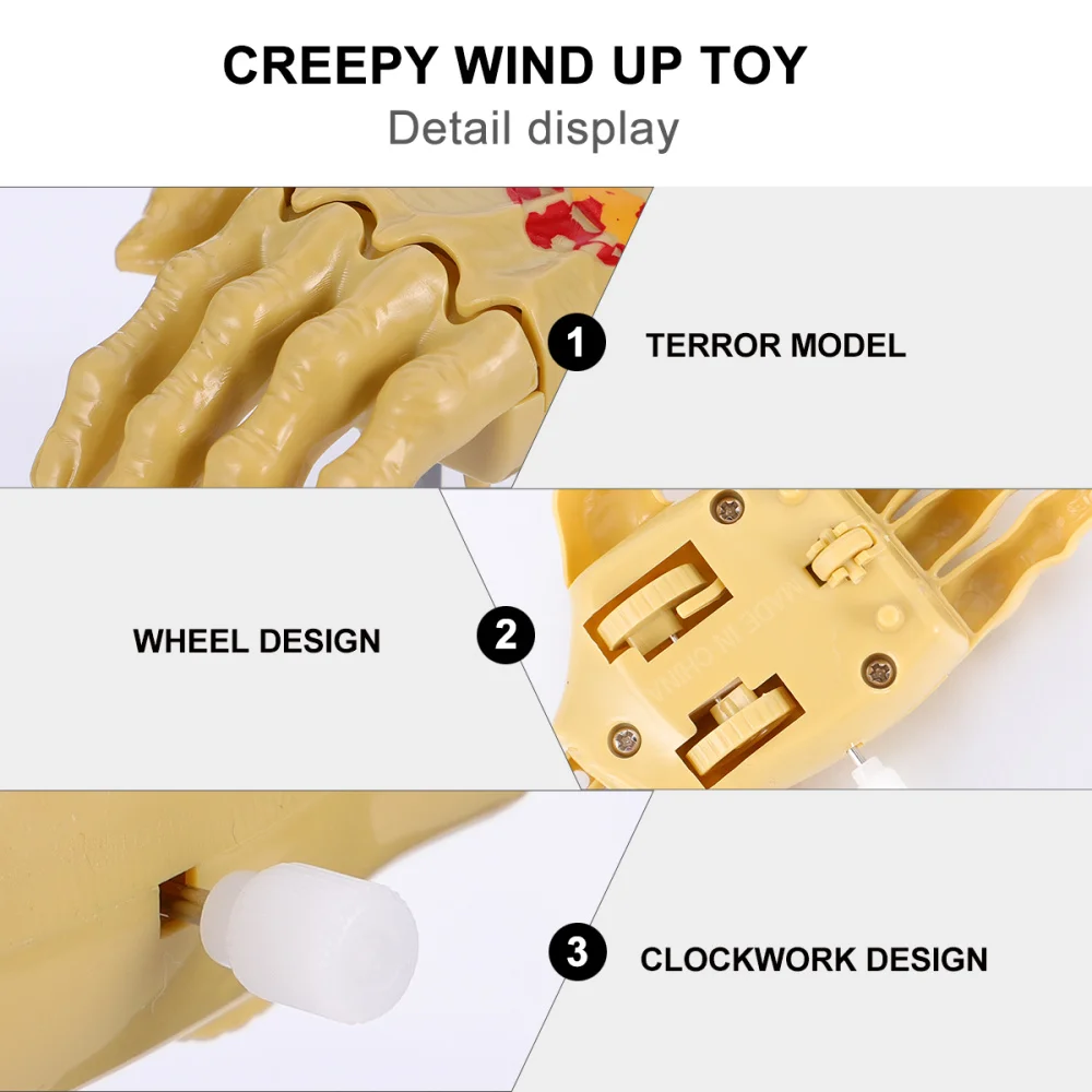 

5pcs Wind Pop-Up Ghost Hand Clockwork (As shown)