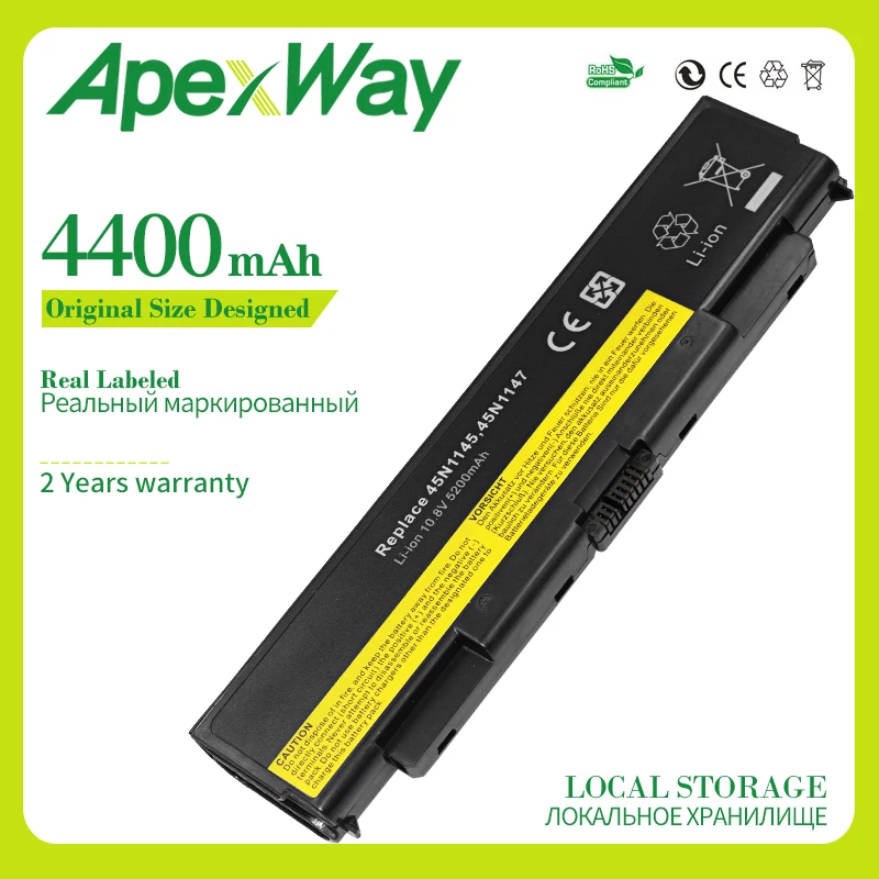 

Аккумулятор Apexway для ноутбука, 10,8 В, T440P для Lenovo ThinkPad L440 L540 T440pT540p W540 45N1148 45N1149 45N1150T 45N1144 45N1145