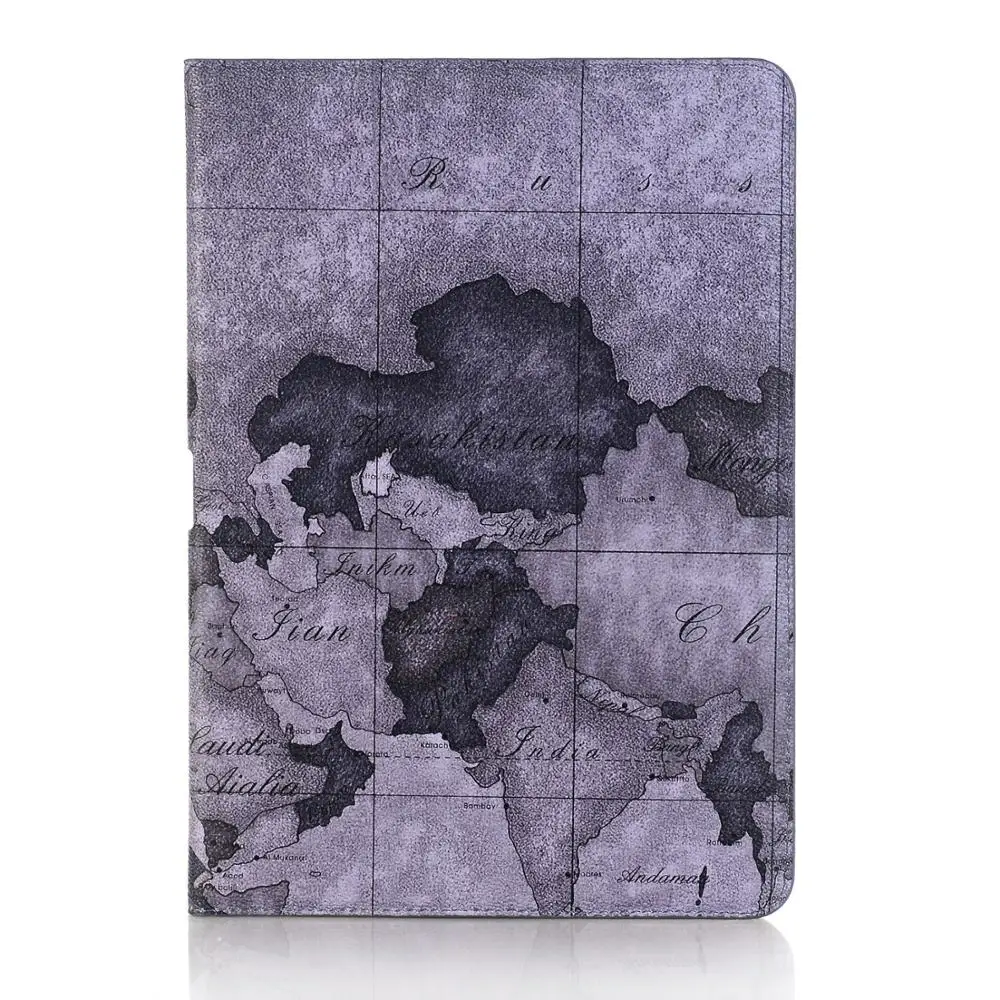 Новый чехол с мультяшным рисунком для Apple iPad Pro 11 2018 принтом карты откидная