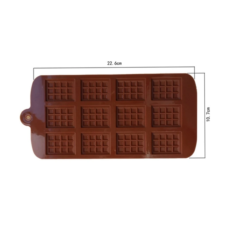 

Silicone Chocolate Mold Waffle Pudding Mold DIY Baking Tools Home Garden Kitchen Dining Bake Ware