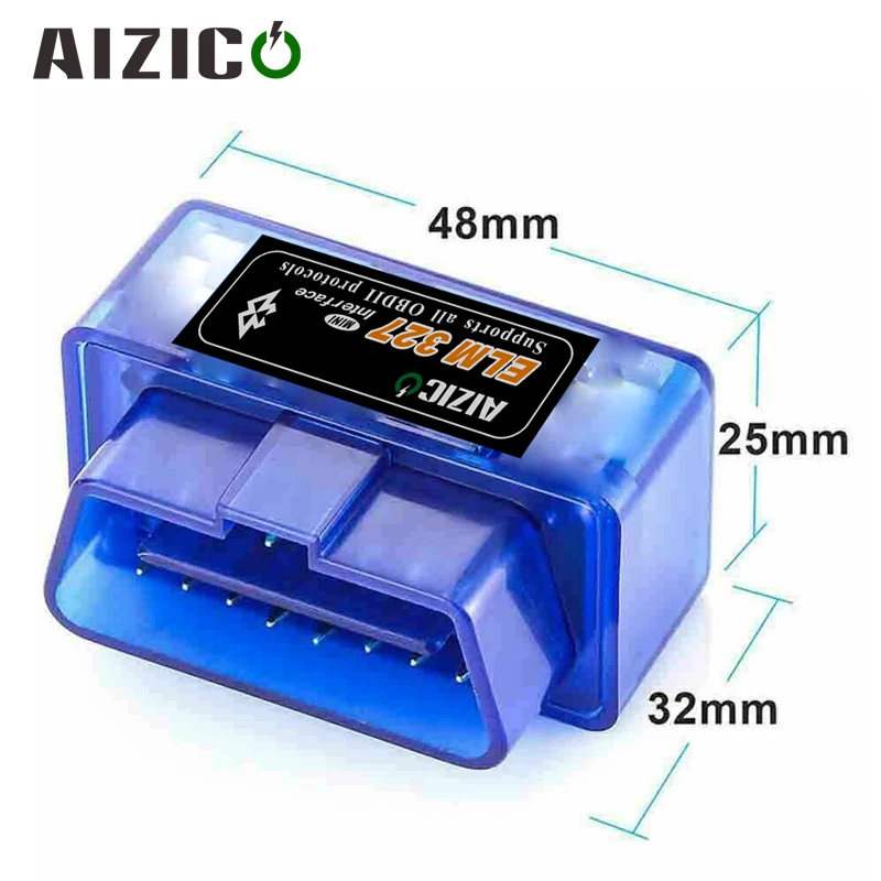 Мини-сканер ELM327 с Bluetooth OBD2 для Android автомобильный диагностический сканер проверка