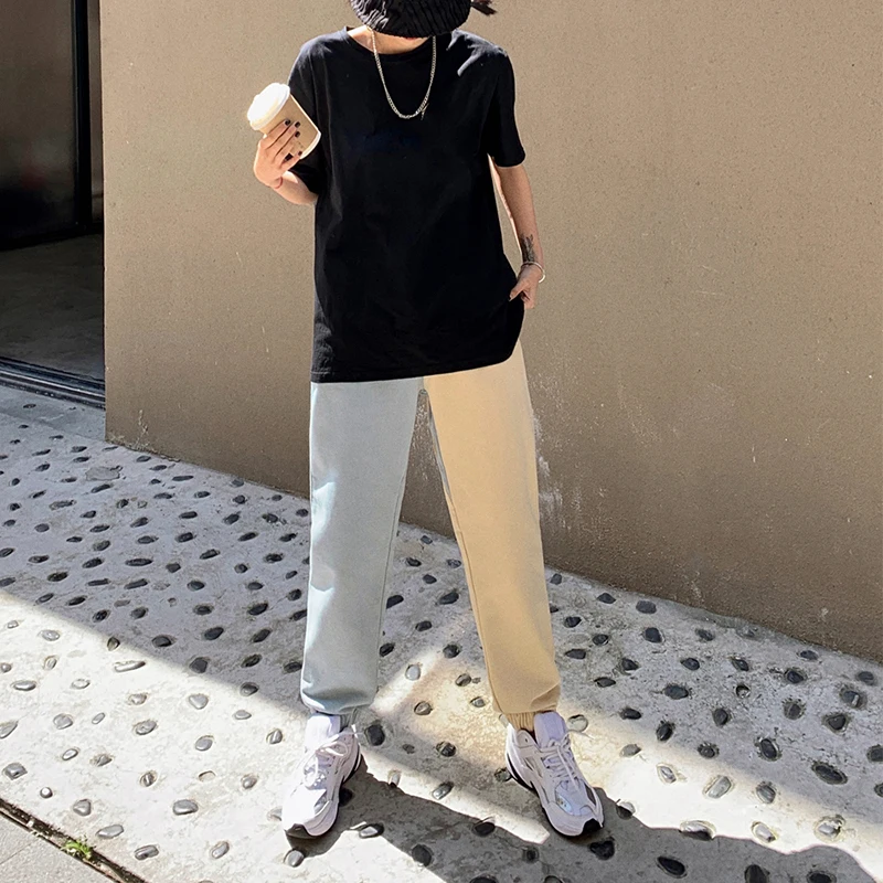 

Women Loose High Waisted Punk Pants Fashion New Clothing Harem Jogging Trousers Hip Hop Sweatpants 2020 Female Korean Style Pant