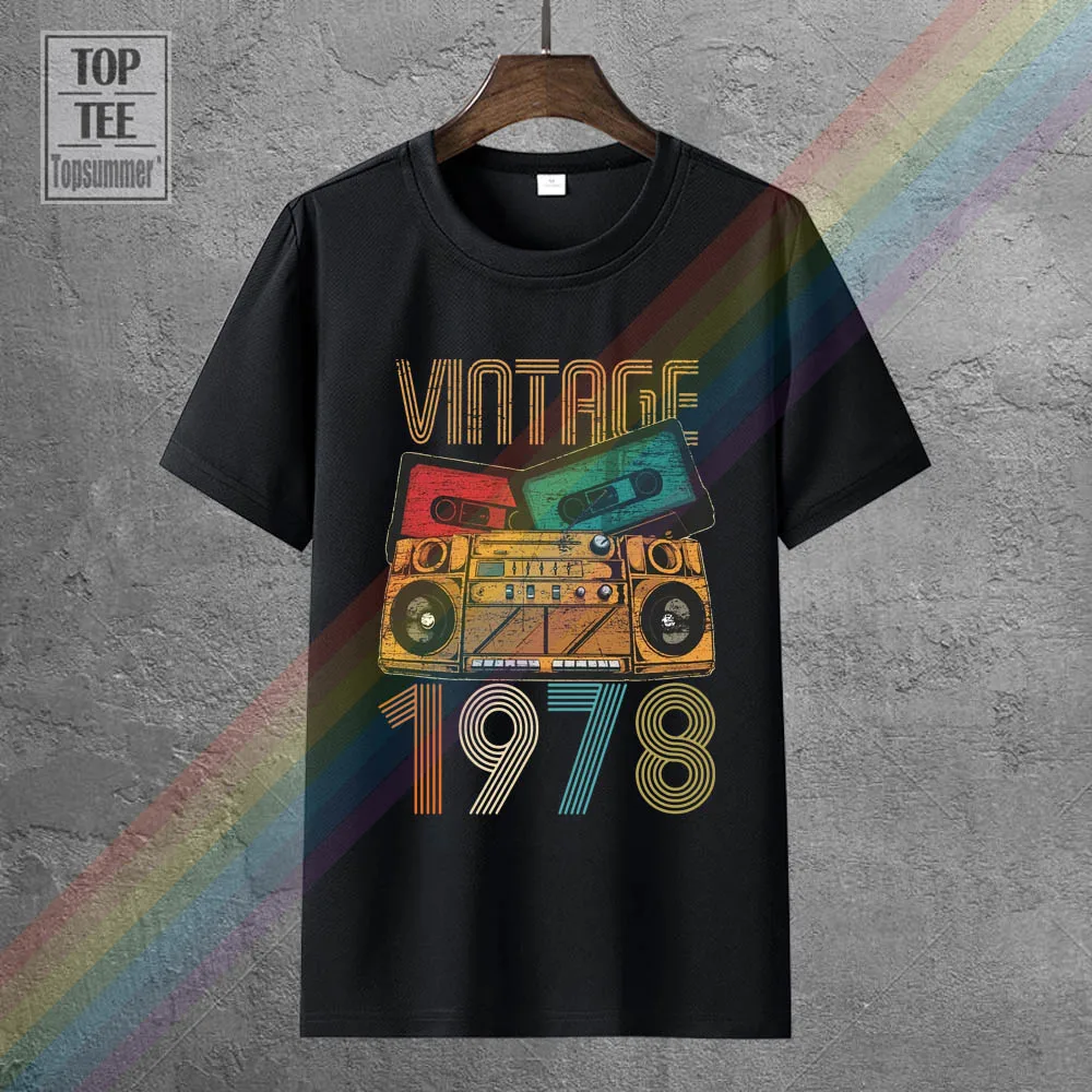 

Vintage 1978 Fun 43Rd Birthday Gift T-Shirt Gothic Emo T-Shirts Punk Rock Quackity Sweatshirt Tshirt Hippie Goth Tee Shirt