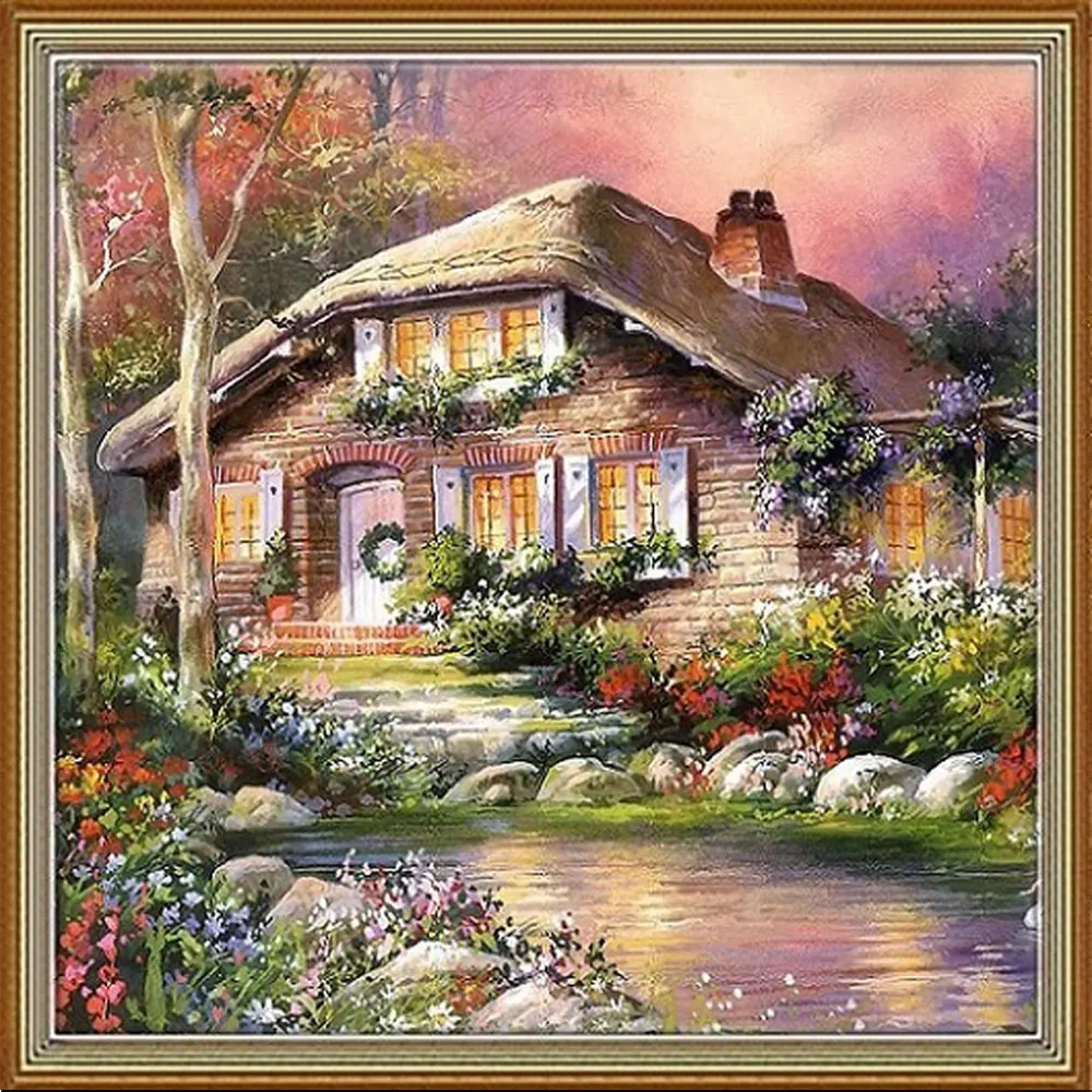 5D алмазная живопись семейная полноразмерная Алмазная вышивка мозаика для